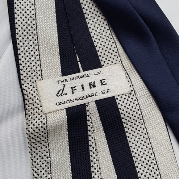 D. Fine LV Mirage S.f. retro vintage silk tie - Picture 2 of 8
